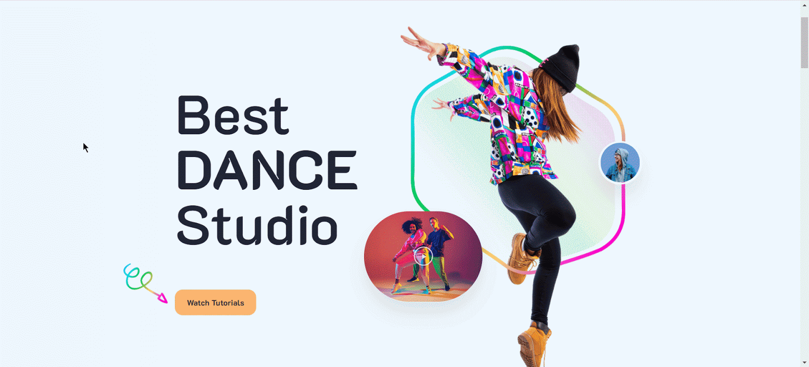 Cómo obtener una plantilla de sitio web de baile GRATIS y crearla sin codificación 3 How To Get Dance Website Template For FREE & Create Without Any Coding 2