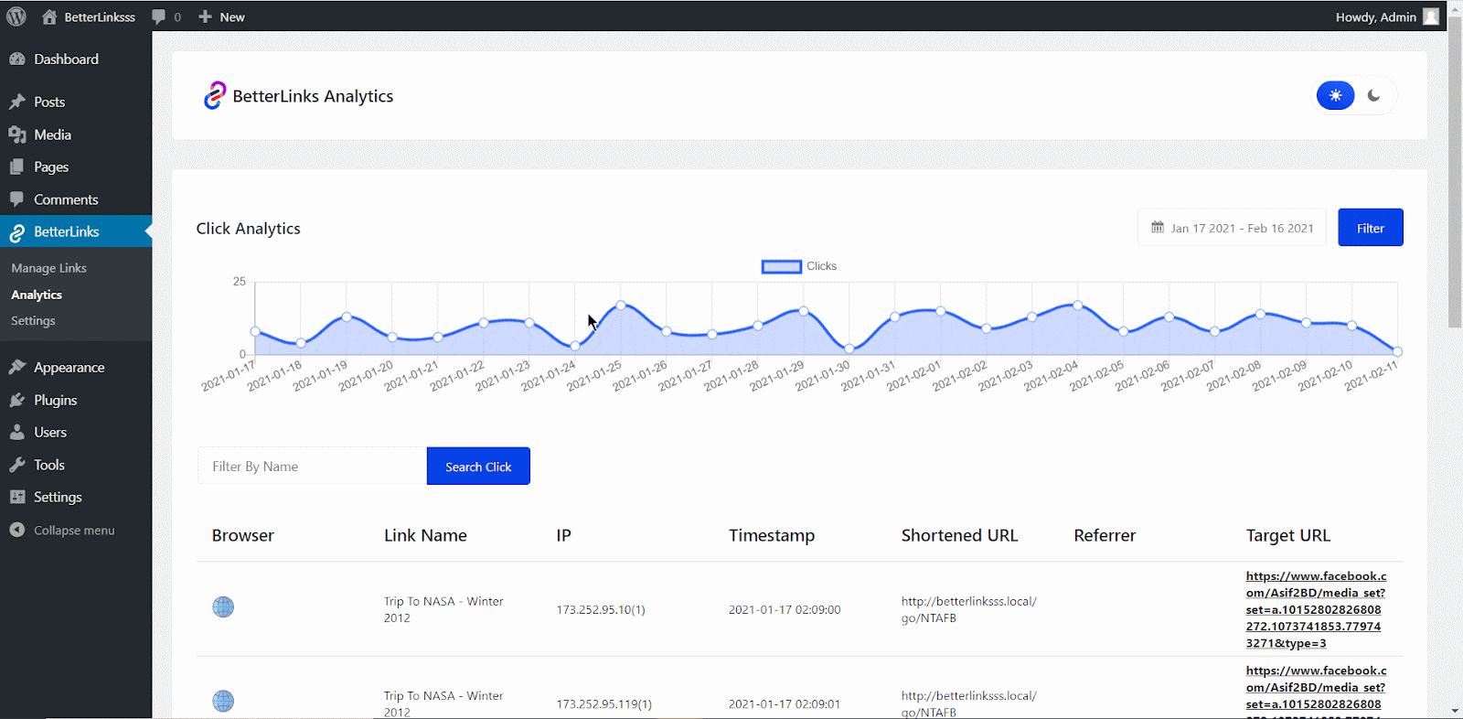 valentine's day landing page