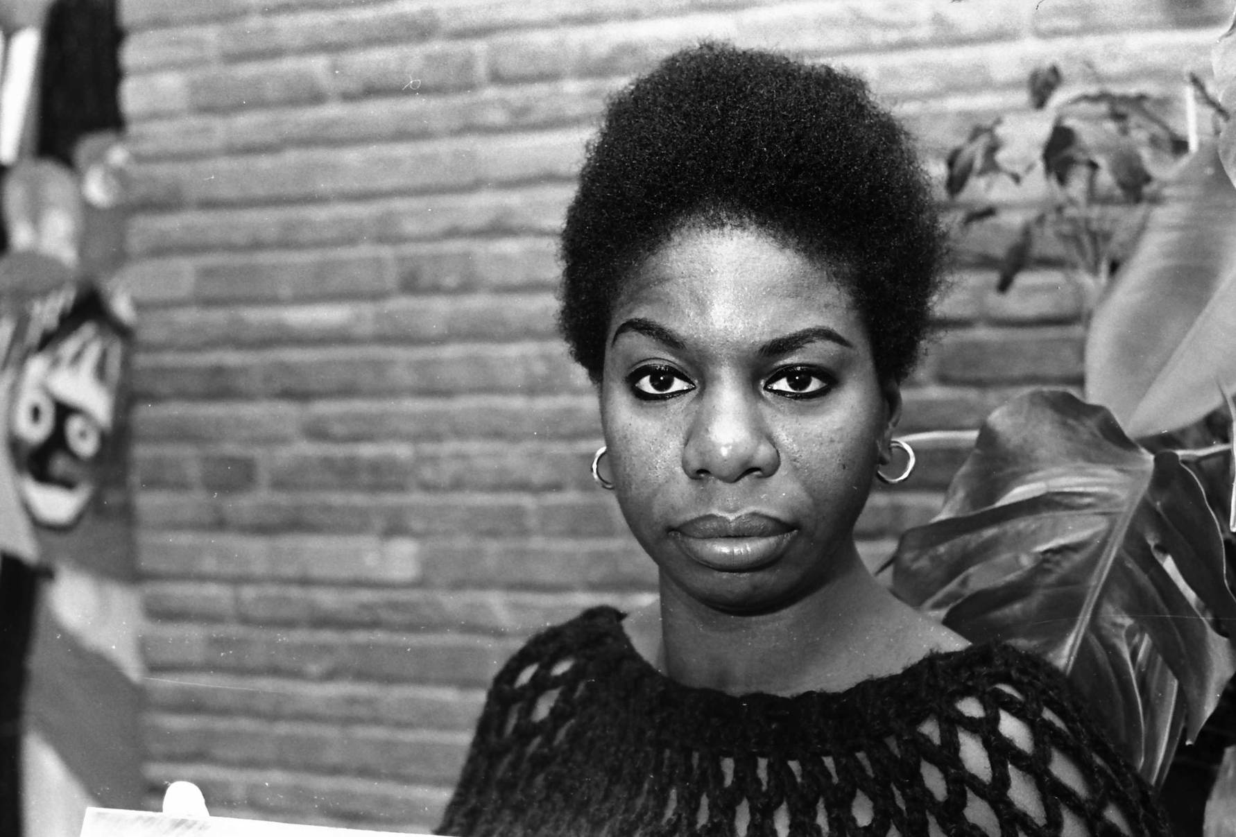 Nina Simone, chanteuse et compositrice américaine.