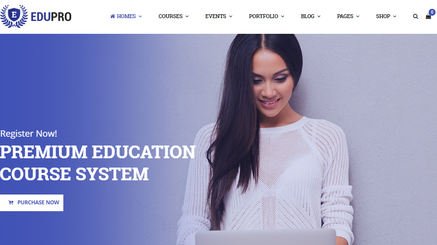 Thème WordPress pour l'éducation Pro