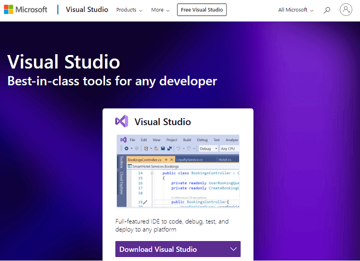Avada Theme Microsoft Visual studio