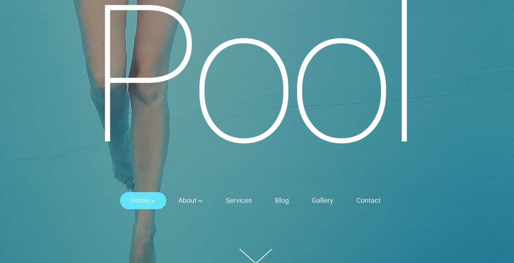 Motyw WordPress do czyszczenia basenu