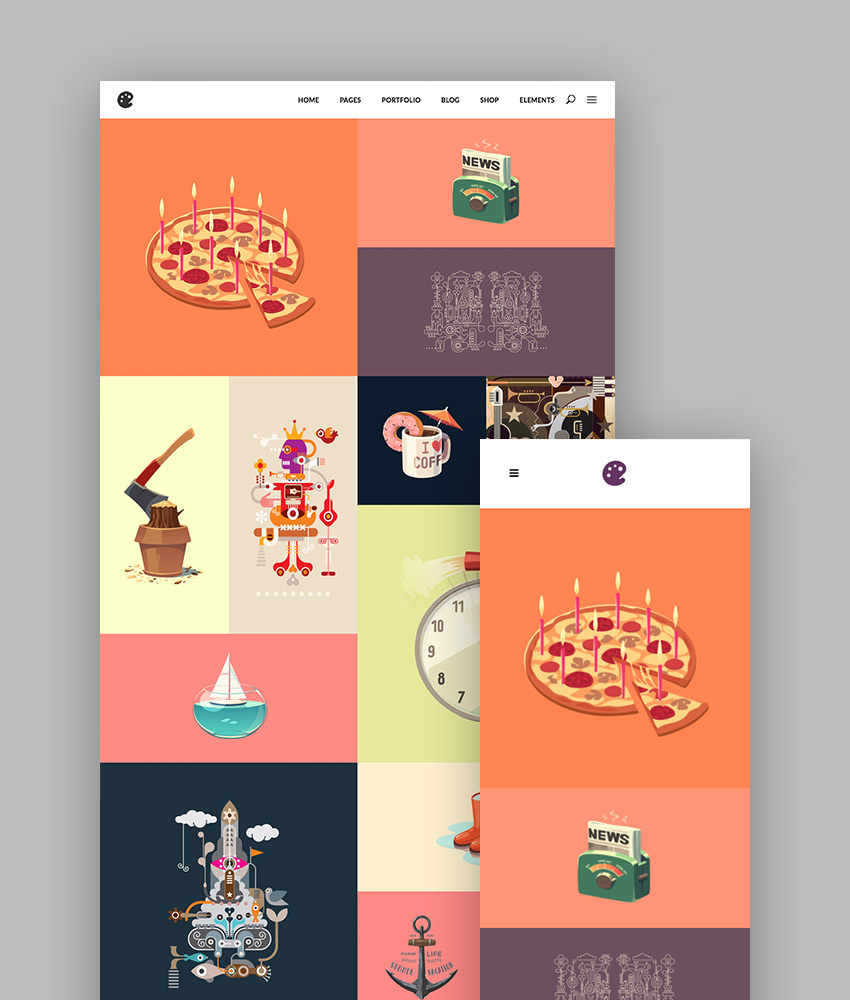 miglior illustratore di temi wordpress