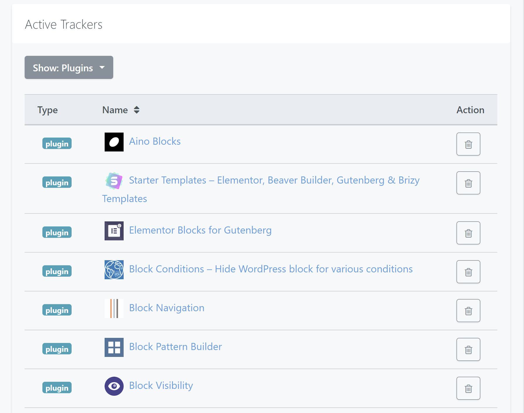 يتم تعقب المكونات الإضافية المتعددة عبر خدمة WP Lookout.