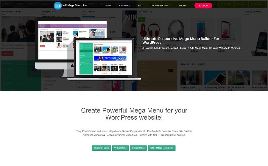 9 Plugin Untuk Meningkatkan Menu WP Mega Situs WordPress Anda
