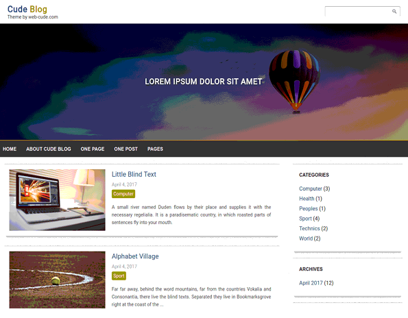 Blog Cude