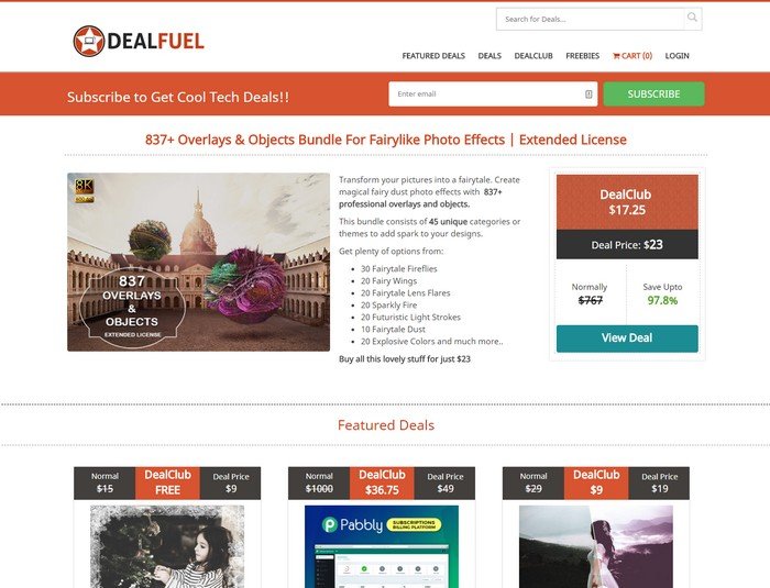 condivide offerte online da numerose fonti su un'unica piattaforma..