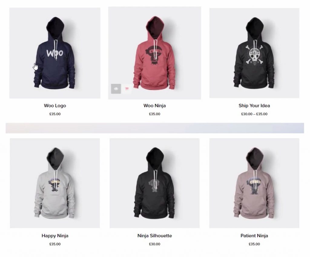 Pagina magazinului WooCommerce Elementor Guide