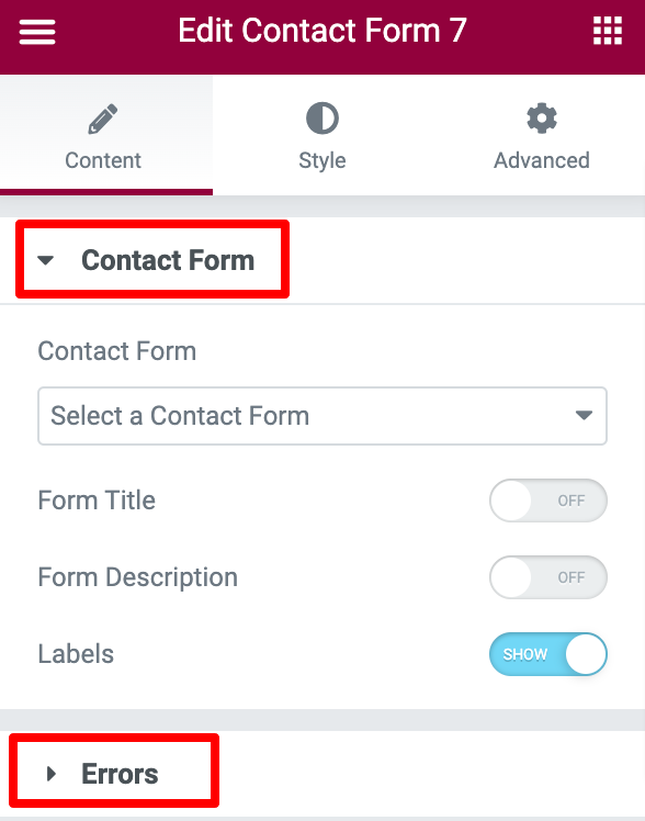 formular de contact 7 opțiuni de personalizare