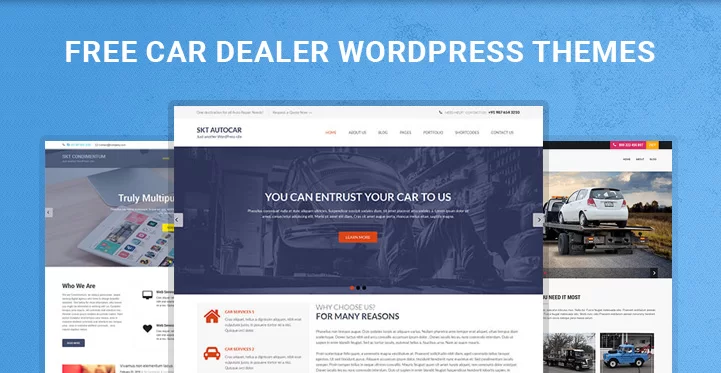 Temas gratuitos de WordPress para concesionarios de automóviles