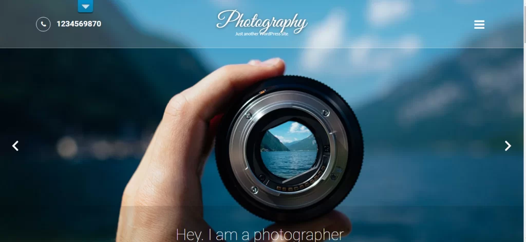 galeri foto gratis Tema WordPress