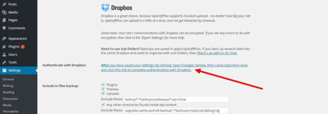 Klik Tautan Dropbox