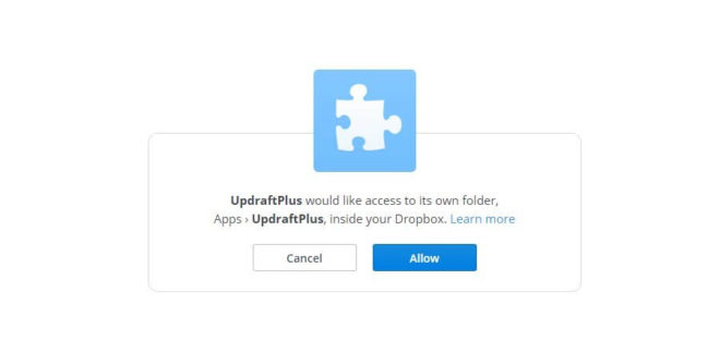 Otentikasi Dropbox