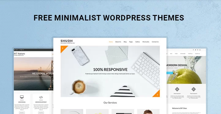 kostenlose-minimalistische-WordPress-Themes-Banner