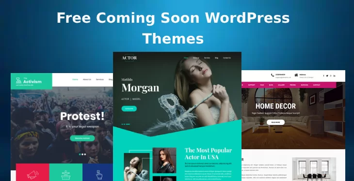 免費即將推出 WordPress 主題