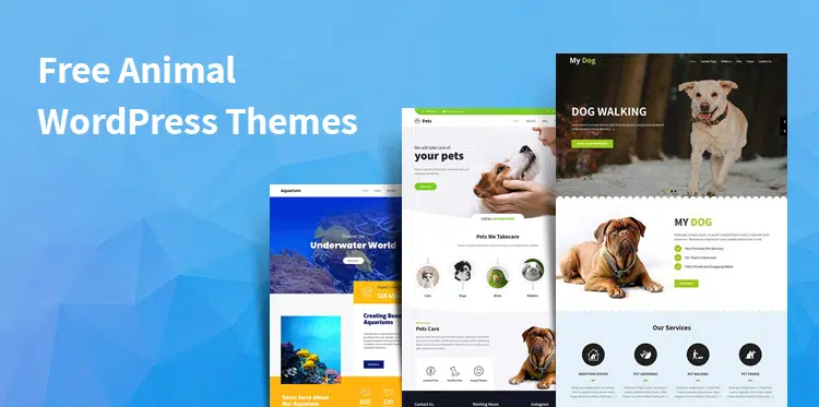 免費動物 WordPress 主題