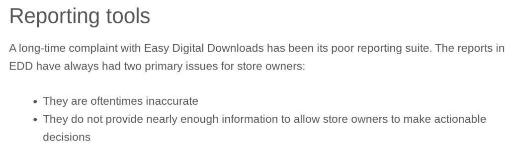 Problemi con la segnalazione di Easy Digital Downloads