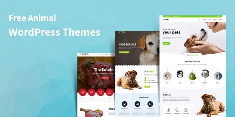 ธีม WordPress สัตว์ฟรี
