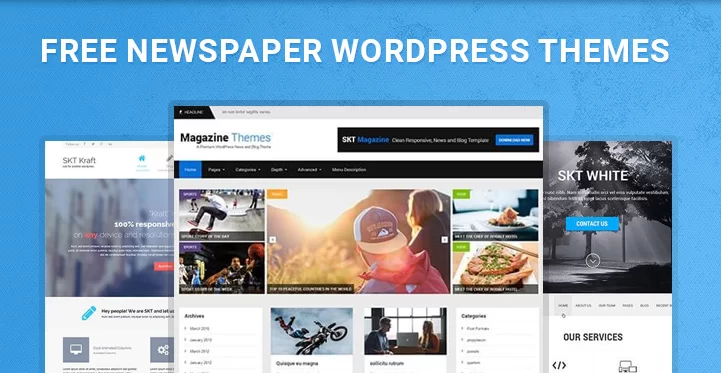 無料の新聞のWordPressテーマ
