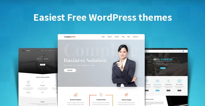 最簡單的免費 WordPress 主題