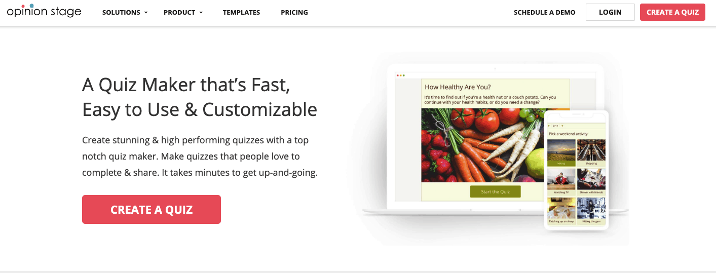 Etapa de opinie Quiz Maker