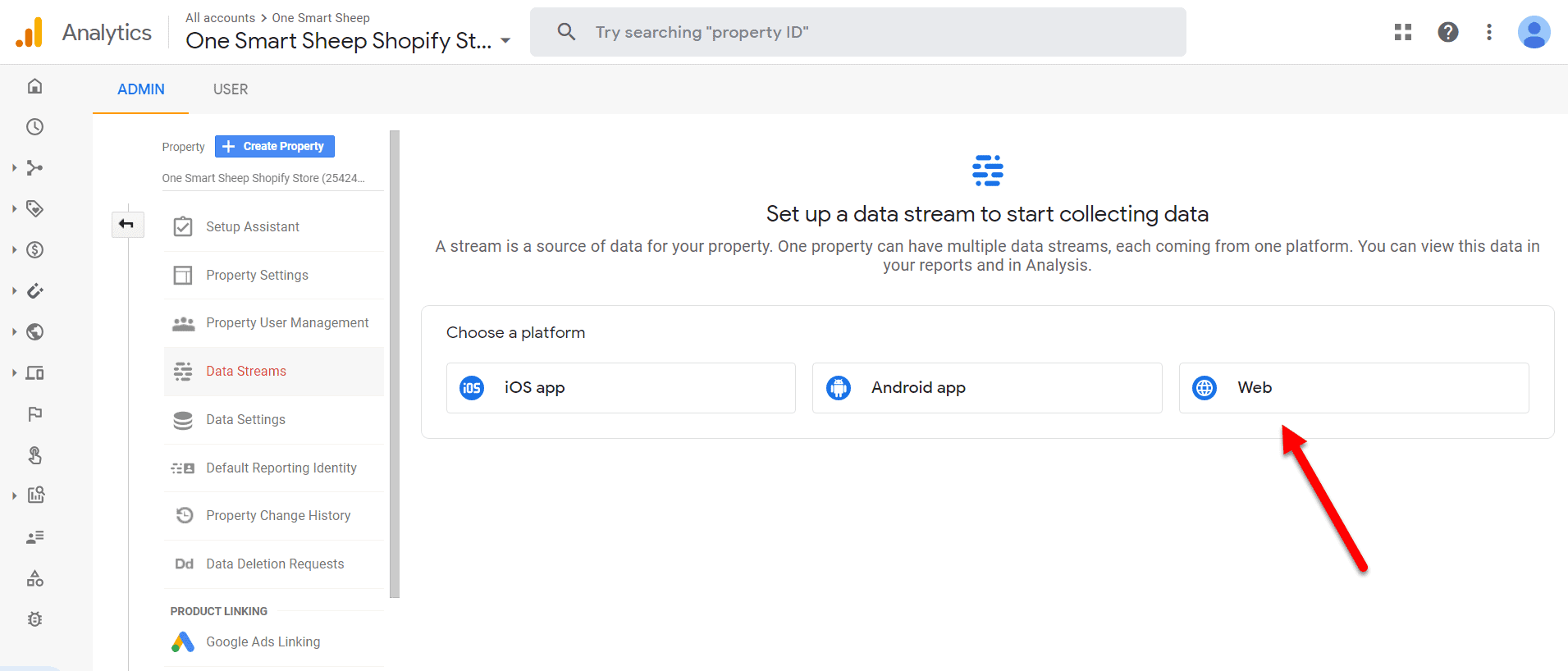 Flussi di dati di Google Analytics