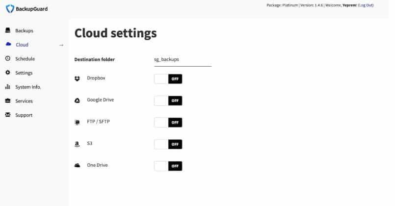BackupGuardが機能する可能性があります