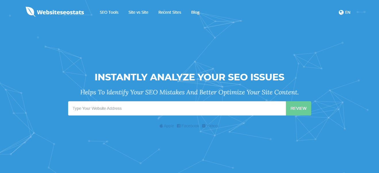 ウェブサイトseostats