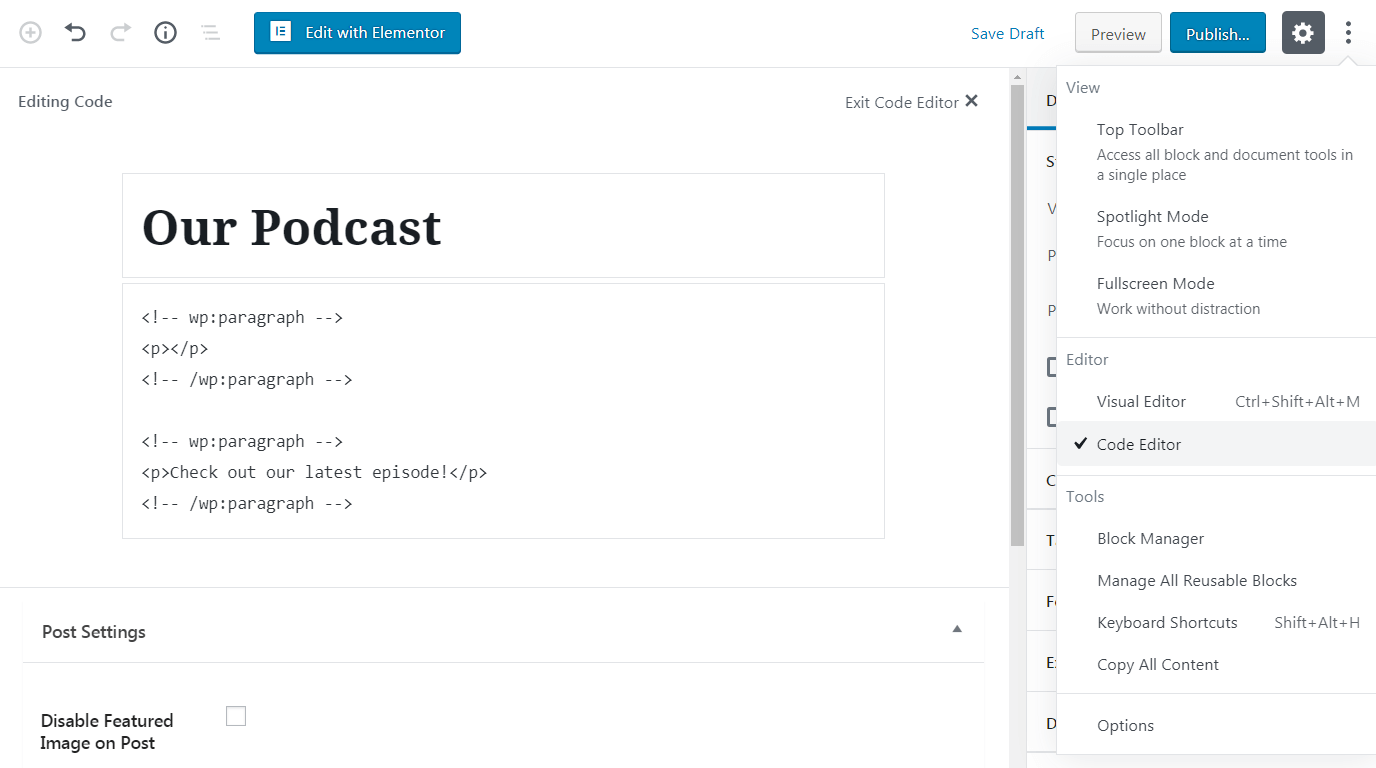 在 WordPress 中使用嵌入代碼。