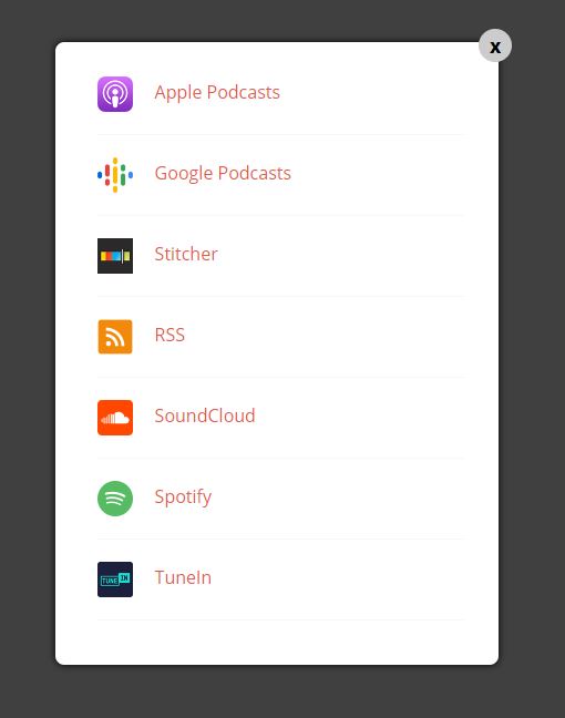 Butoane de abonare la podcast