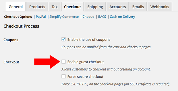Woocommerce-касса