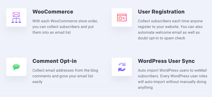 integración de wordpress para wemail