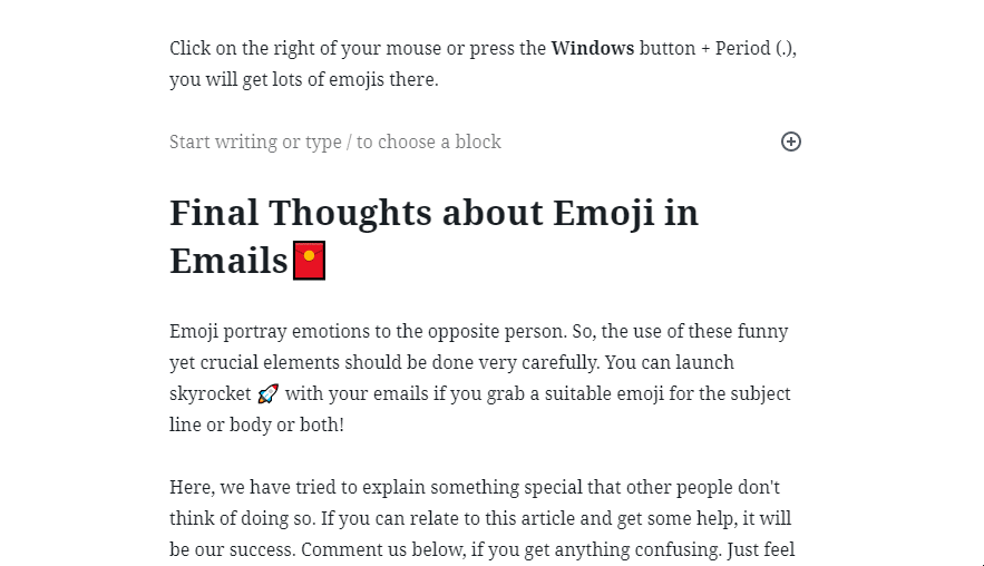 gif Korzystanie z emotikonów w WordPress