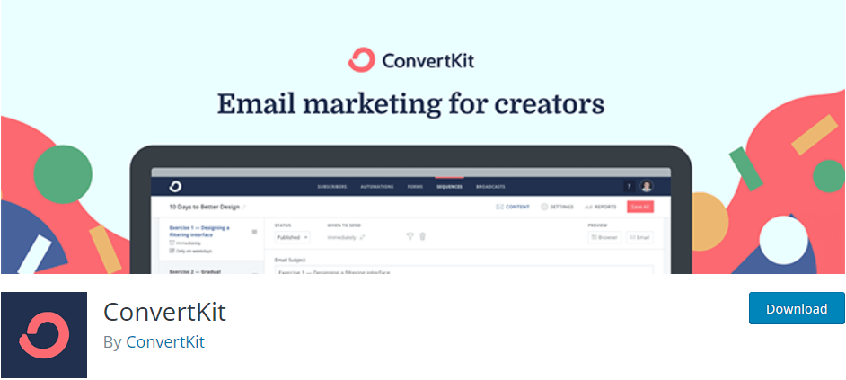 恒定接触替代方案 - ConvertKit