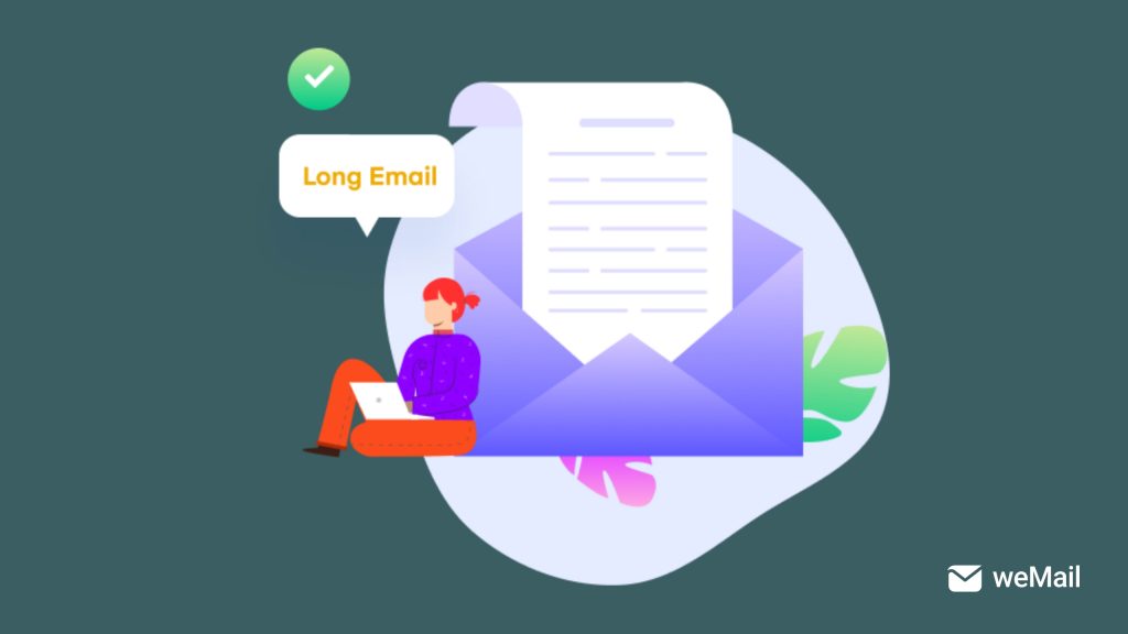 Lange E-Mail-Kopie