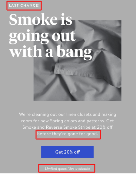 scarsità di email marketing getwemail