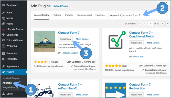 Jak stworzyć stronę kontaktową dla swojego bloga WordPress 2