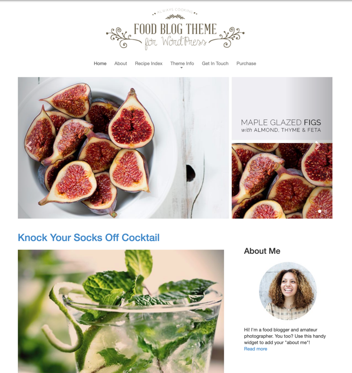 Los 30 mejores temas de WordPress para blogs de comida (2019) 19