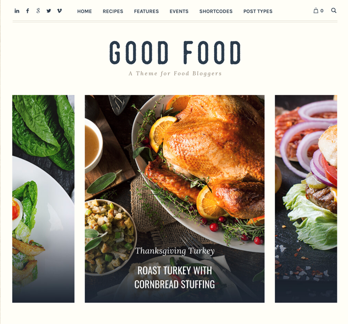 Los 30 mejores temas de WordPress para blogs de comida (2019) 29