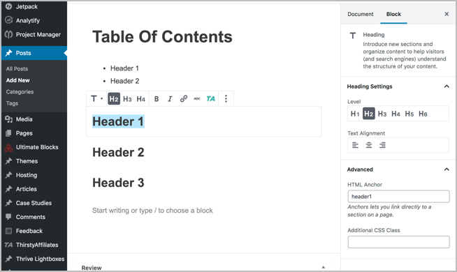 10+ En İyi "İçindekiler" WordPress Eklentileri 14