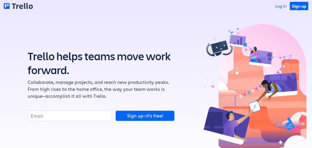 Trello-Landingpage