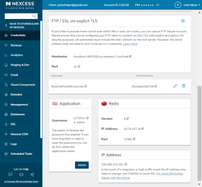 Nexcess StoreBuilder:多合一 WooCommerce Store Builder 解決方案 3 Nexcess storebuilder backend dashboard