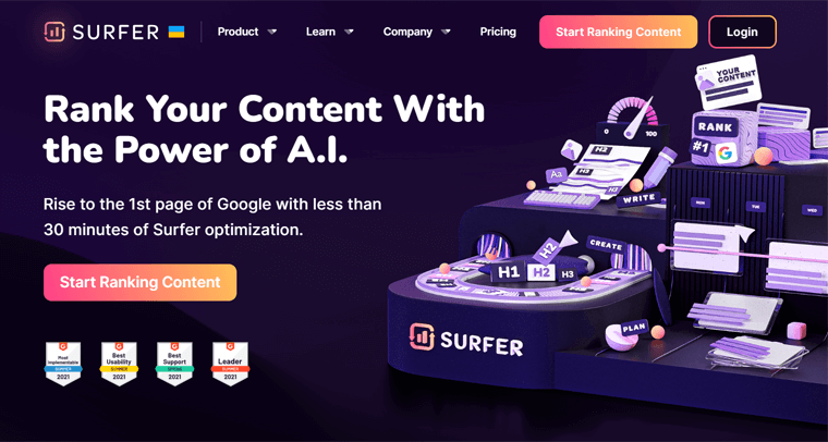 Plataforma SEO para surfistas