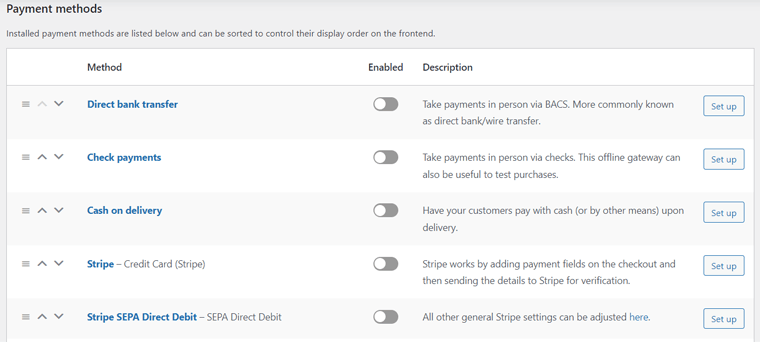 Méthodes de paiement dans Nexcess StoreBuilder Review