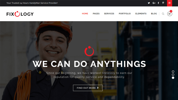 Fixology WordPress 主题