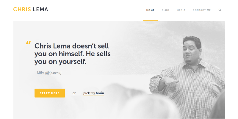 Blog WordPress di Chris Lema