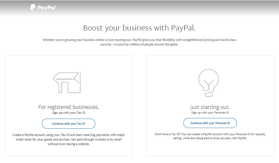 Cont de afaceri PayPal pentru magazine online precum Woocommerce