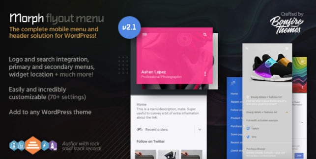 Menu Morph Mega Plugin WordPress