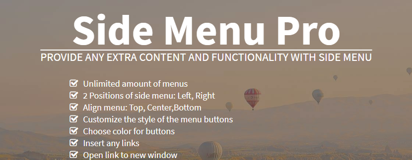 Plugin Pro Menu Samping Untuk WordPress