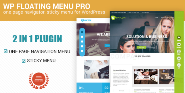 WP Floating Menu Pro Plugin WordPress